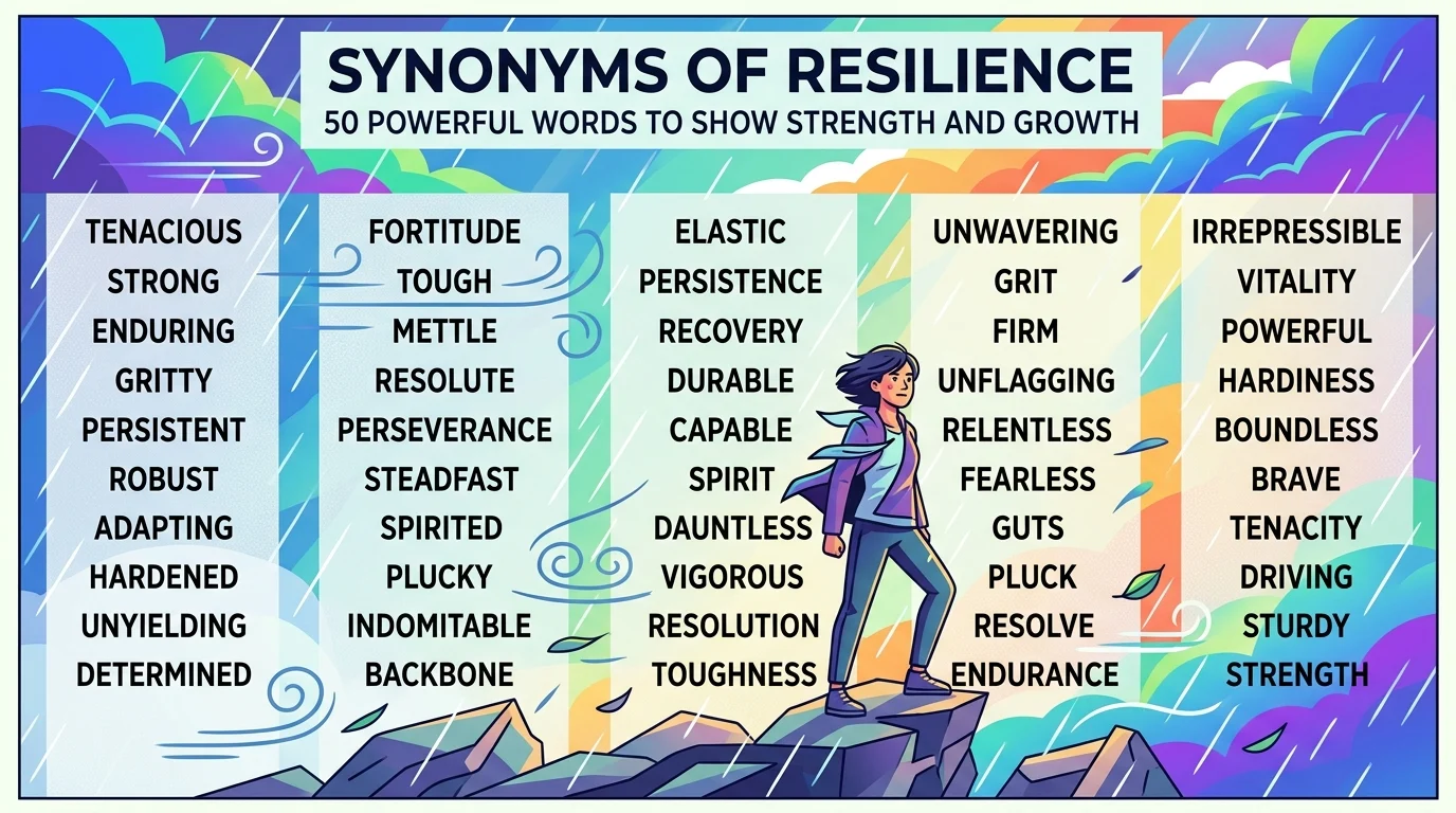Synonyms of Resilience: Powerful Words for Strength & Growth