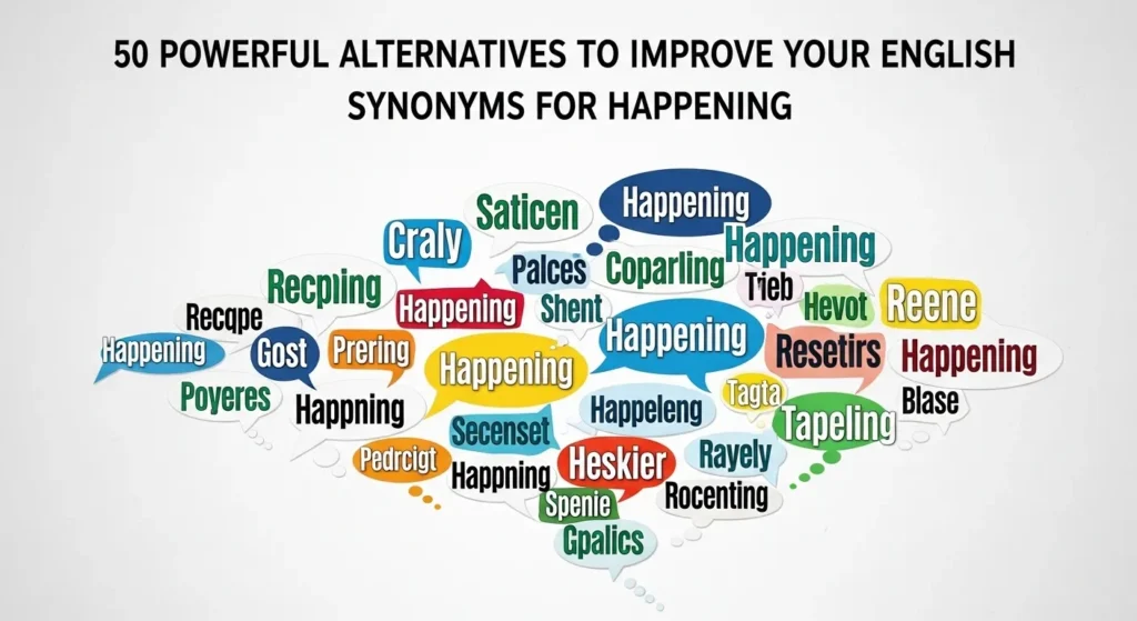 Synonyms for Happening: 50 Powerful Alternatives to Improve Your English