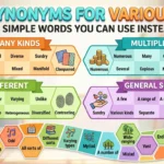 Synonyms for Various