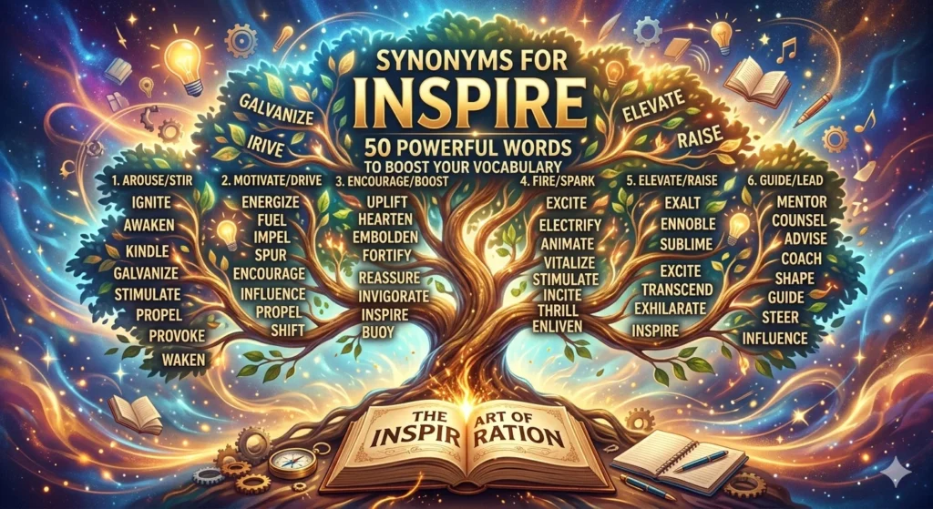 Synonyms for Inspire