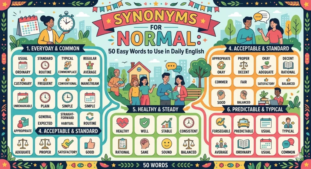 Synonyms for Normal