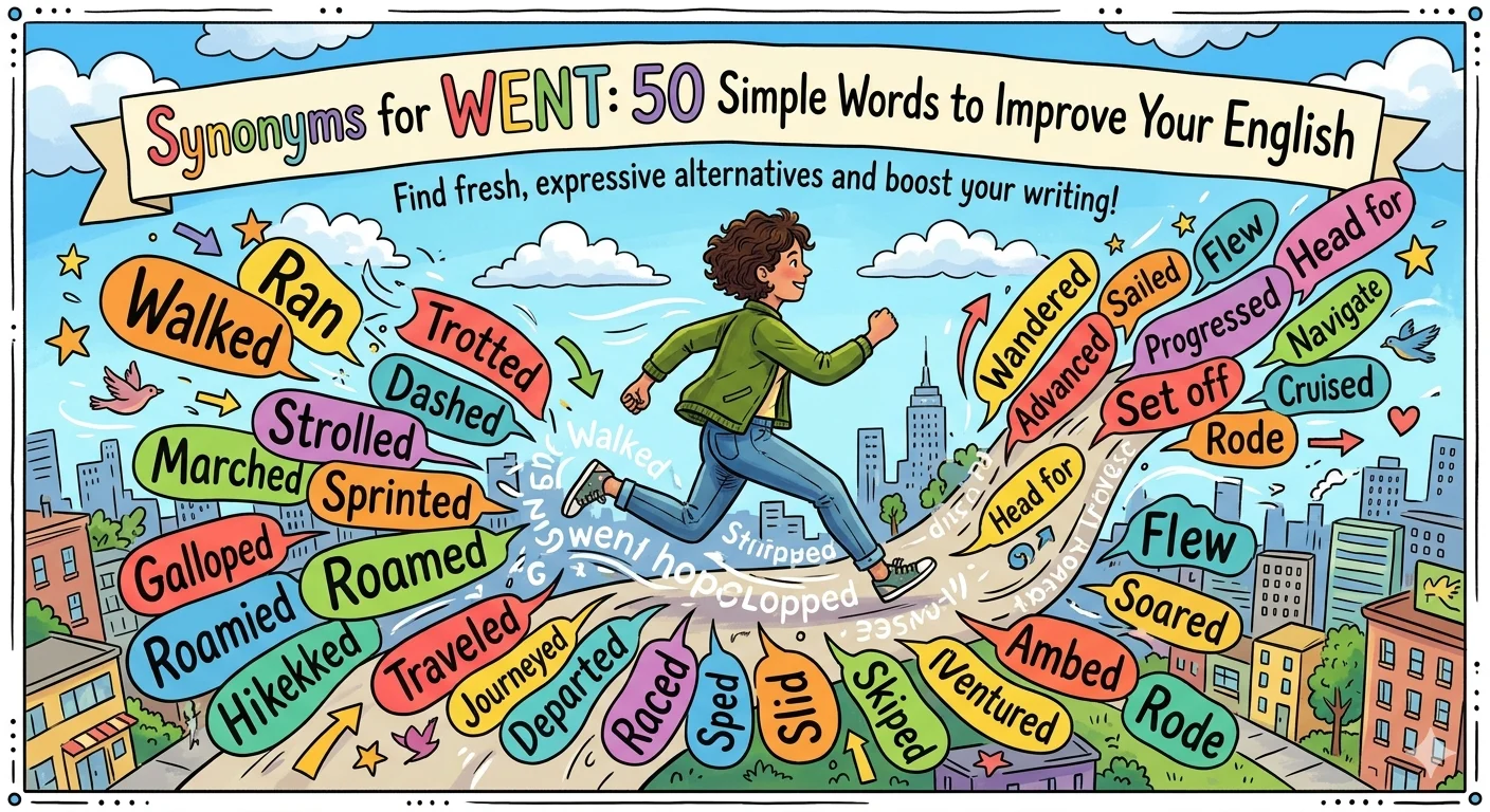 Synonyms for Went