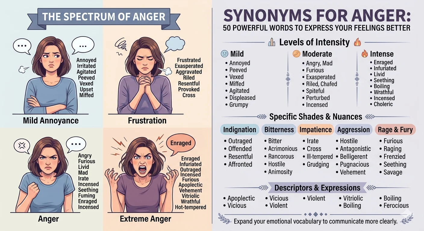 Synonyms for Anger