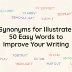 Synonyms for Illustrate