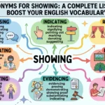Synonyms for Showing