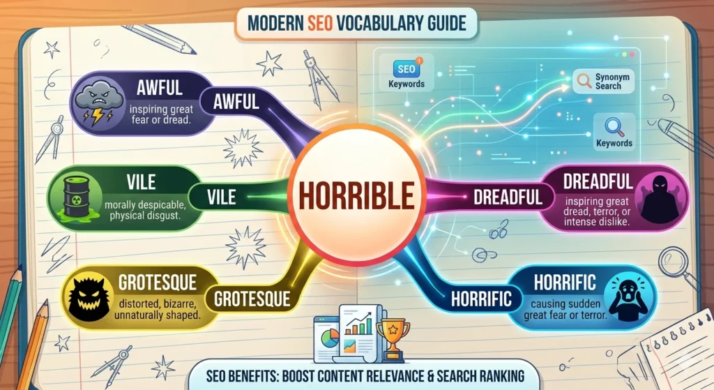 Synonyms for Horrible