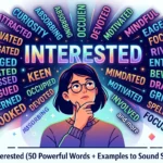 Synonyms for Interested