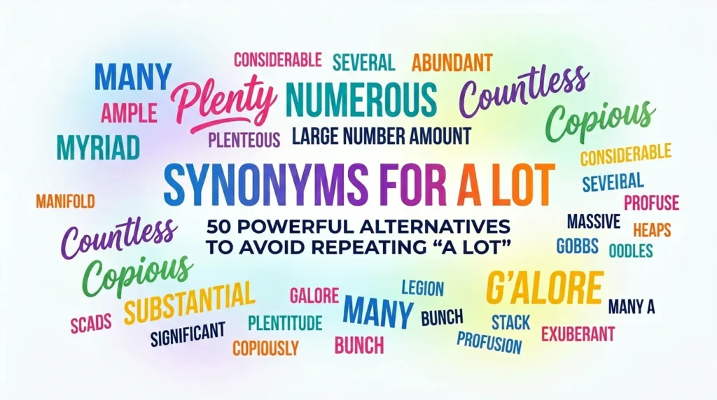 Synonyms for a Lot