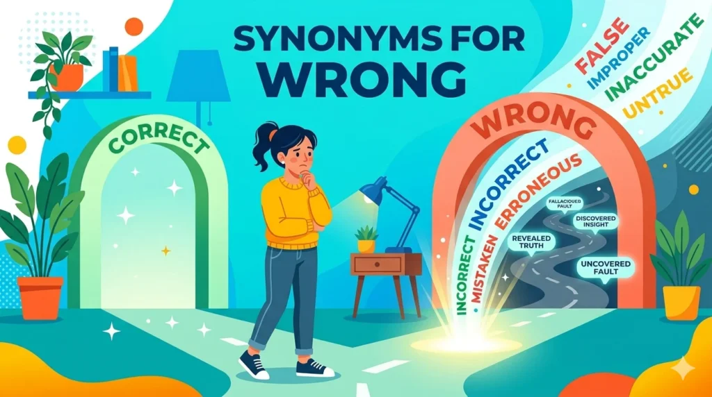 Synonyms for Wrong