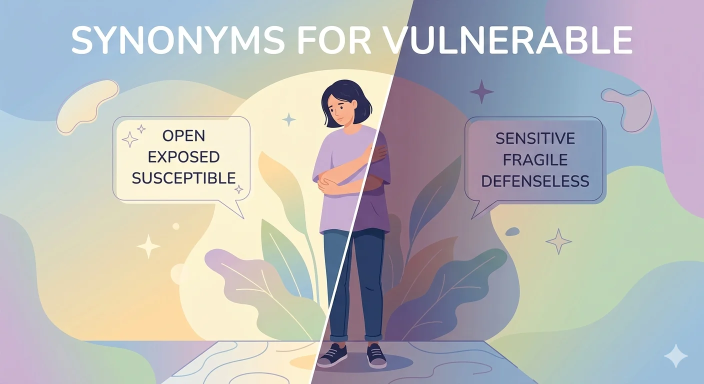Synonyms for Vulnerable