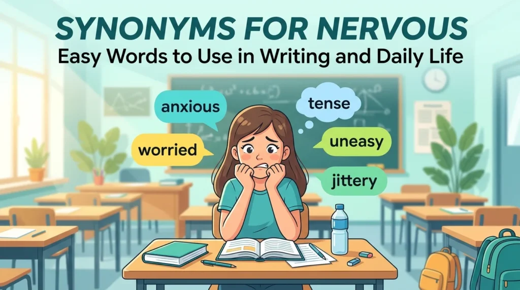 Synonyms for Nervous