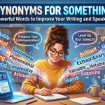 Synonyms for Something