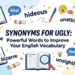 Synonyms for Ugly
