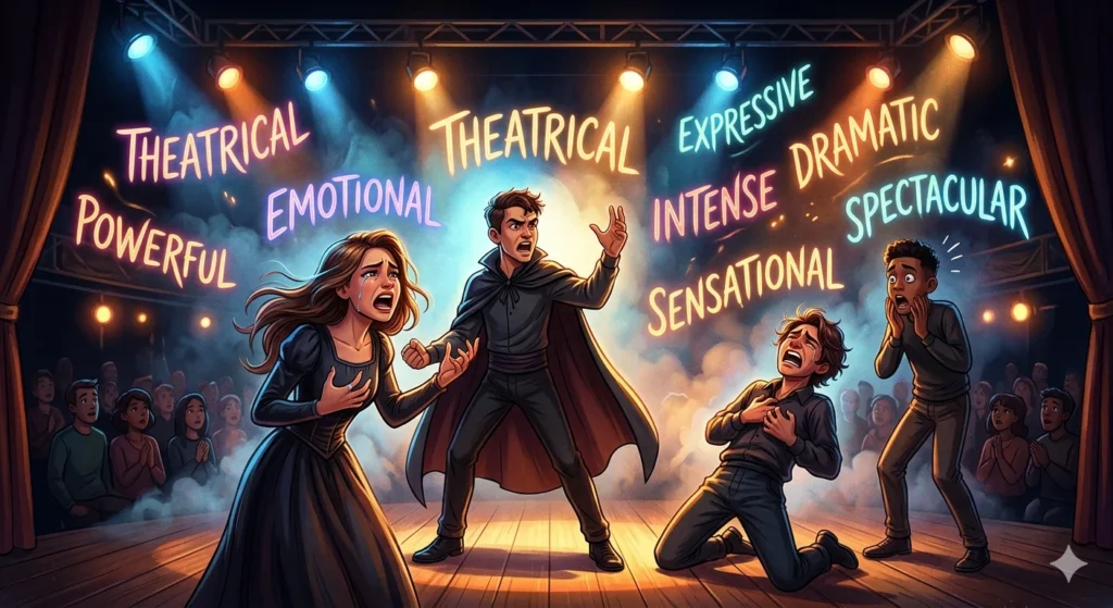Synonyms for Dramatic
