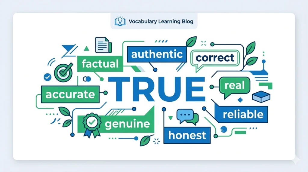 Synonyms for True