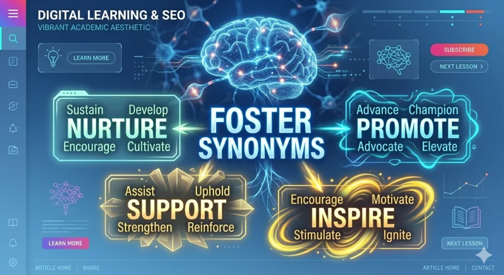 Synonyms for Foster