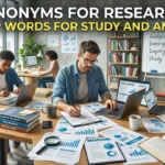 Synonyms for Research
