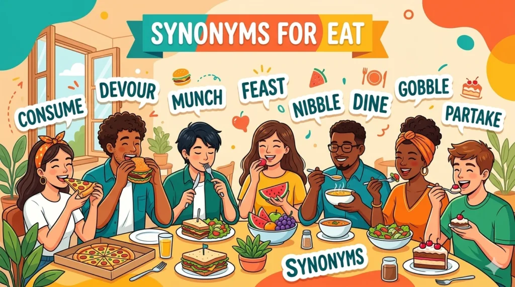 Synonyms for Eat