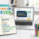 Synonyms of However