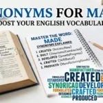 Synonyms for Made