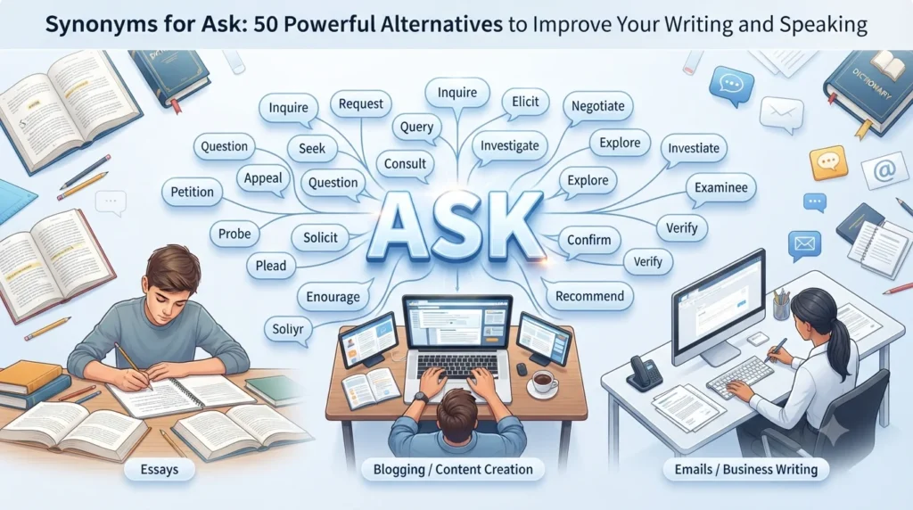 Synonyms for Ask