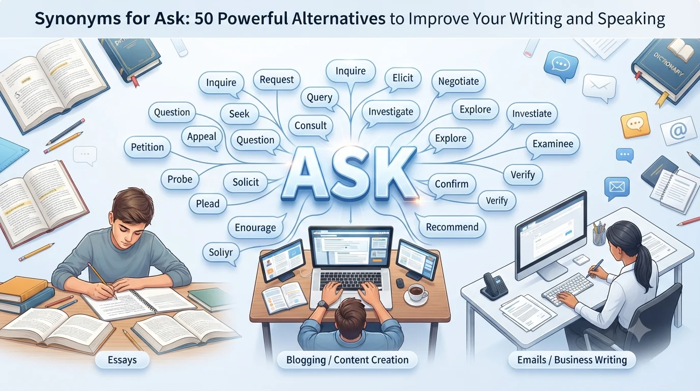 Synonyms for Ask