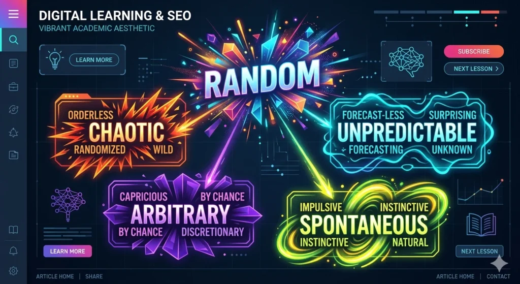 Synonyms for Random