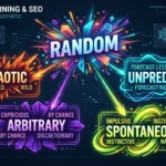 Synonyms for Random