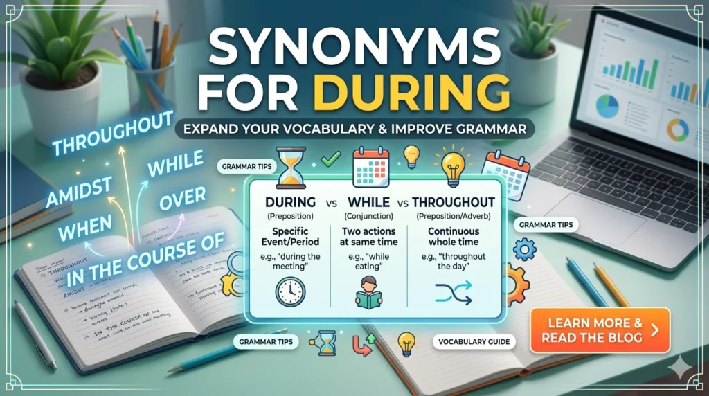 Synonyms for During