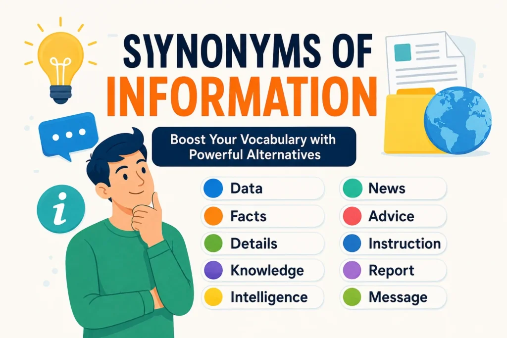 Synonyms of Information