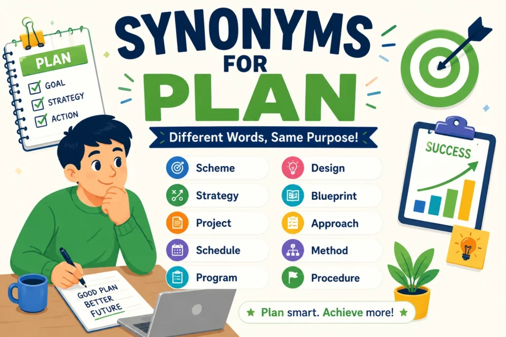 Synonyms for Plan