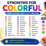 Synonyms for Colorful