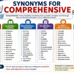 Synonyms for Comprehensive