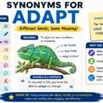 Synonyms for Adapt