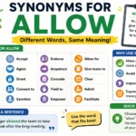 Synonyms for Allow