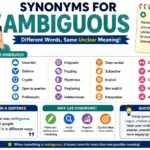 Synonyms for Ambiguous