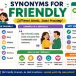 Synonyms for Friendly