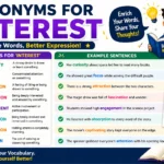 Synonyms for Interest