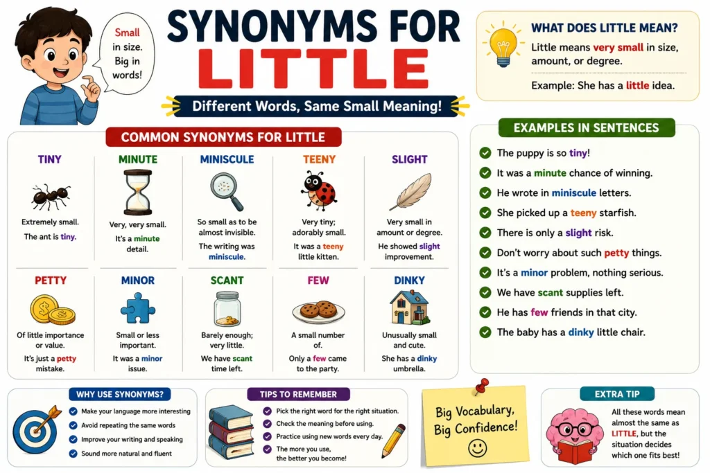 Synonyms for Little