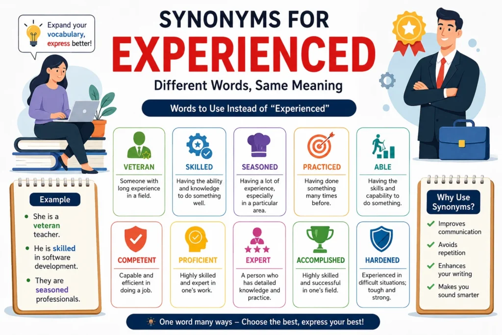 Synonyms for Experienced