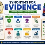 Synonyms for Evidence