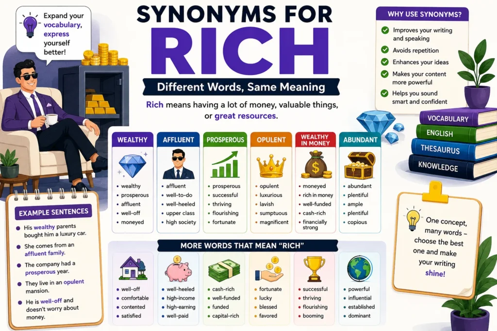 Synonyms for Rich
