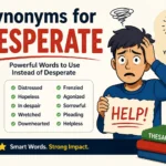 Synonyms for Desperate