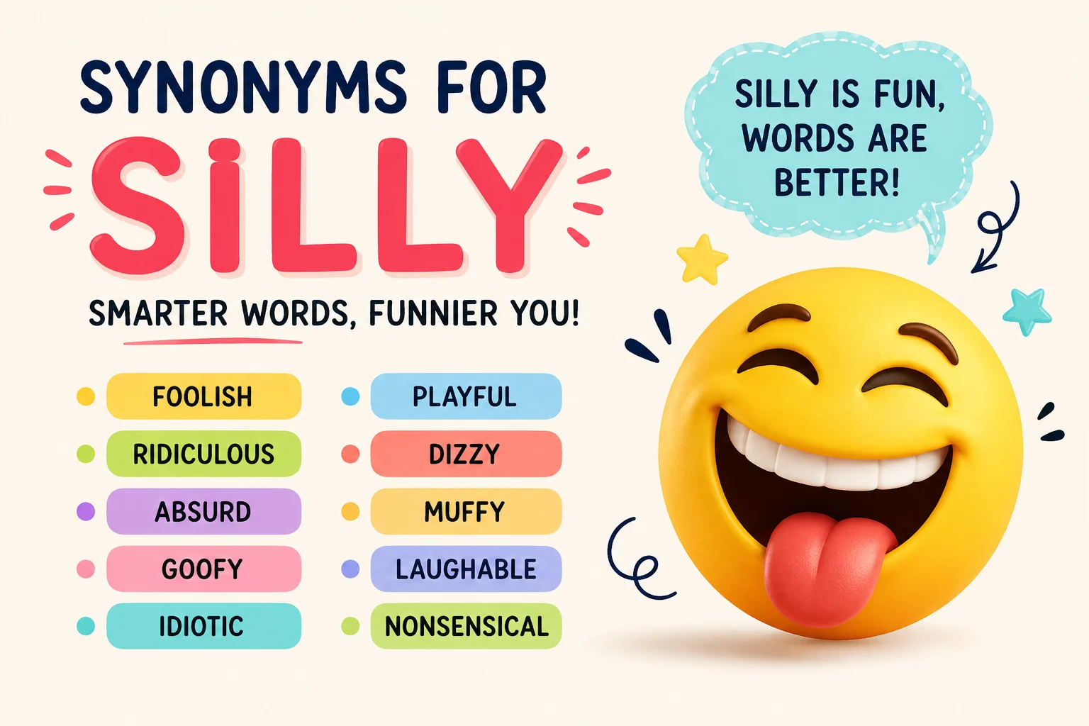 Synonyms for Silly