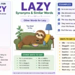 Synonyms for Lazy