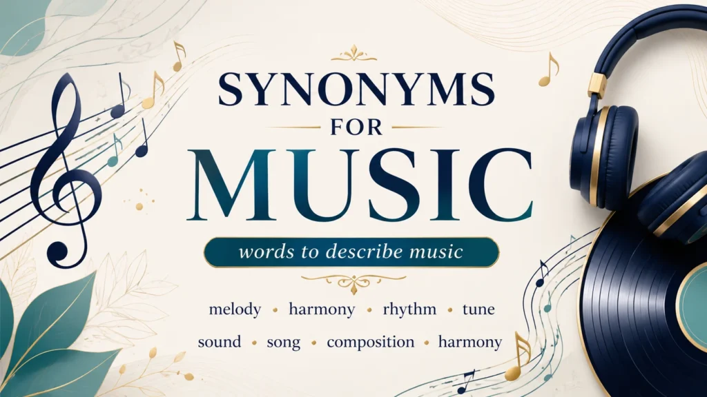 Synonyms for Music