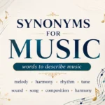 Synonyms for Music