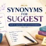 Synonyms for Suggests