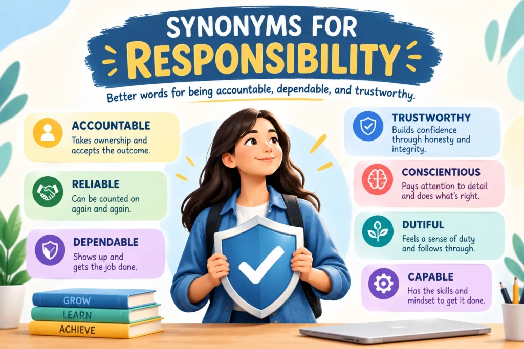 Synonyms for Responsibility
