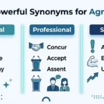 Synonyms for Agree